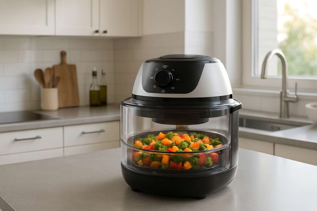 Ma quindi com’è cucinare con una friggitrice ad aria trasparente?