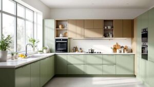 Cucina 2026: l'era del total white è finita, Scavolini e Stosa puntano su verde salvia e toni della terra