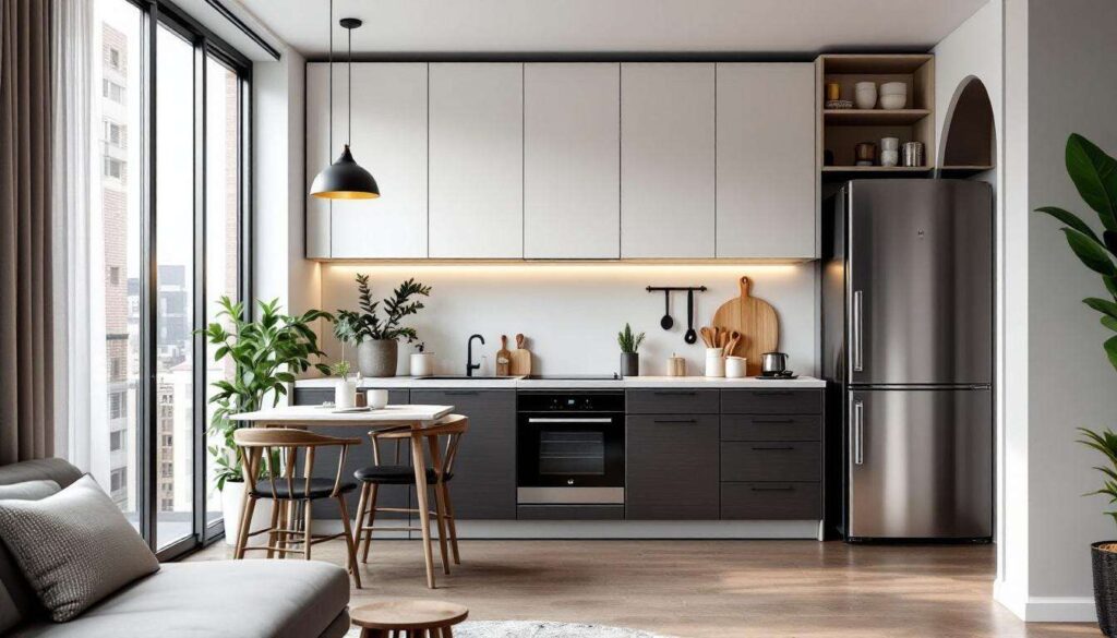 Cucine piccole che scompaiono: le soluzioni compatte con ante a libro che salvano il monolocale