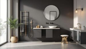 Finiture metalliche in bagno: nero opaco, oro satinato e ottone brunito secondo le tendenze GROHE 2026